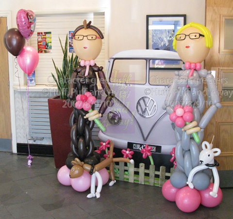 Balloon Happy Couple by Huff, Puff and Away!